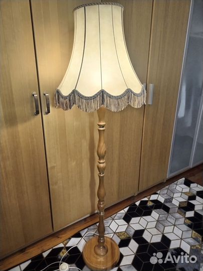 Торшер напольный с абажуром СССР