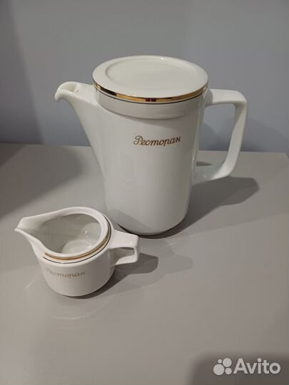 Кофейник, молочница фарфор ГДР
