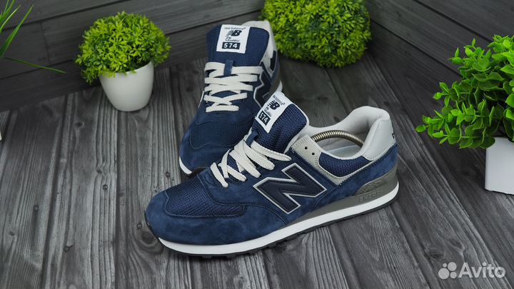 Кроссовки New balance 574 В синем