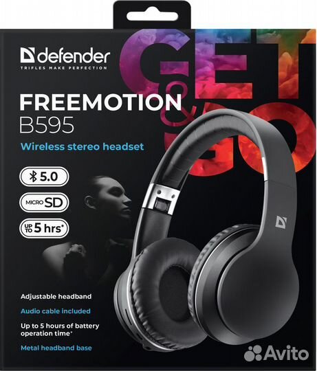 Беспроводная гарнитура Defender freemotion B595