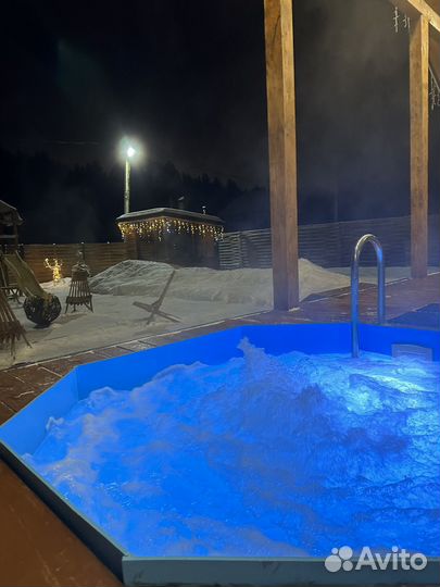 Бассейн, джакузи(вода +35)и сауна