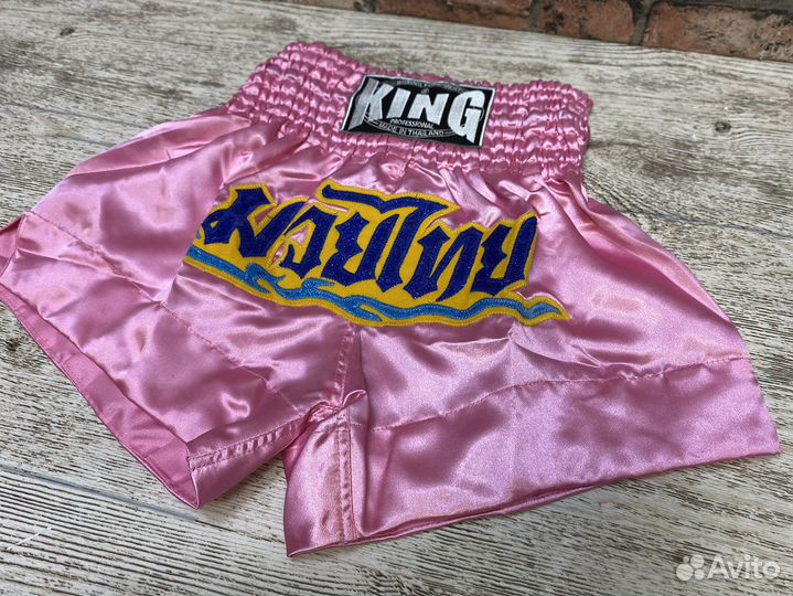 Шорты для тайского бокса King - розовые