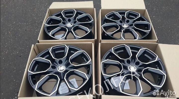 Skoda r16 rs style коммлект новых дисков