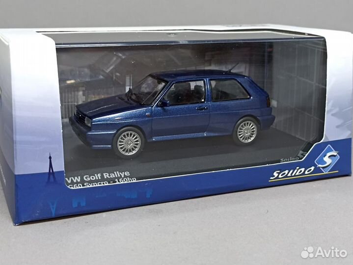 VW Golf Rallye, solido 1:43