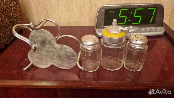 Набор для специй посеребрение