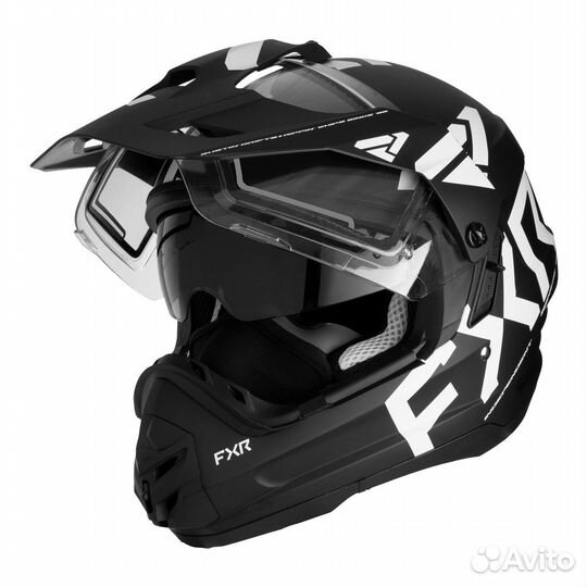 Шлем FXR torque X team W/E shield с подогревом