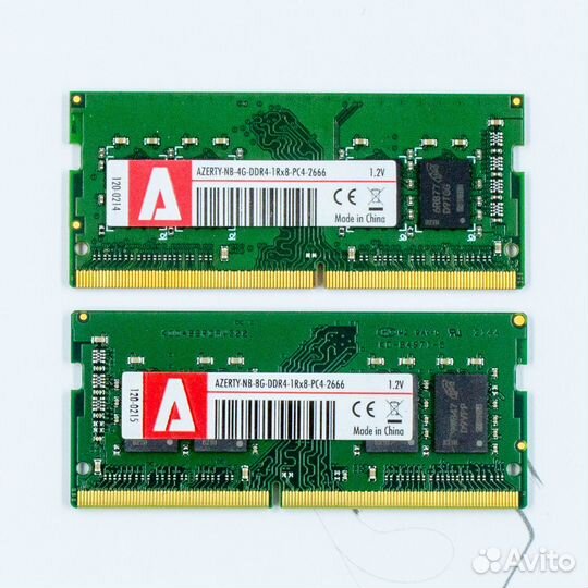 Оперативная память sodimm DDR4 4gb, 8gb