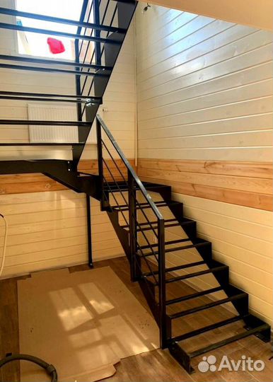 Облицовка бетонных лестниц