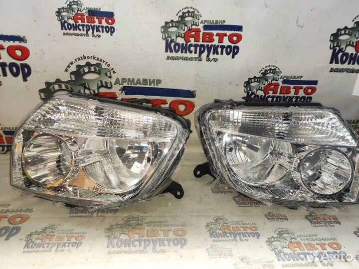 Фара хром передняя правая Renault Duster 1 2011