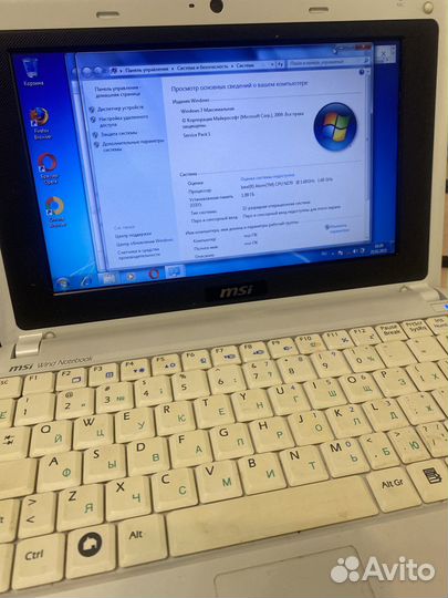 Нетбук msi