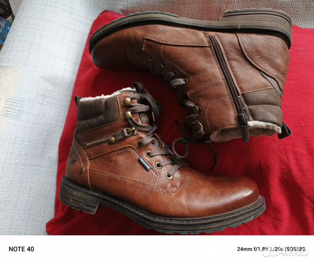 Ботинки мужские зимние Mustang