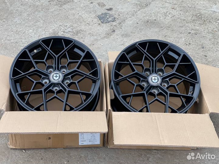 Диски R 16 5*112 ет 35 HRE Черный матовый