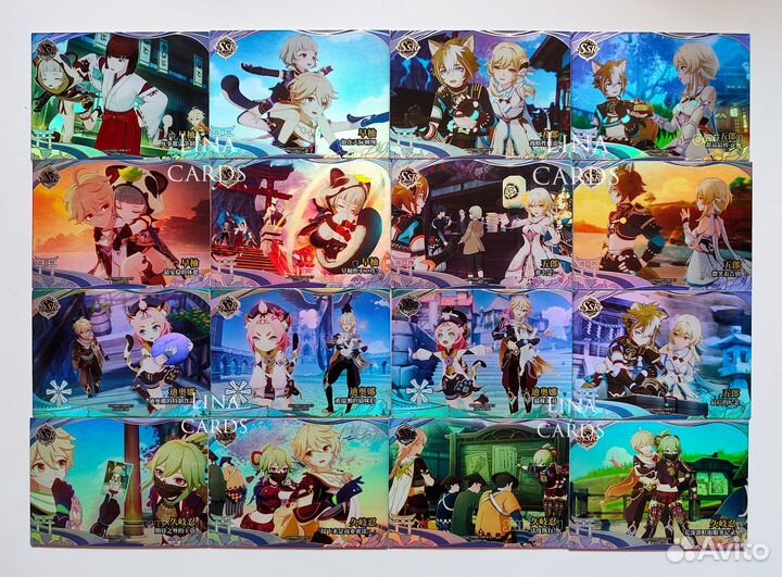 Коллекционные карточки геншин свиданки