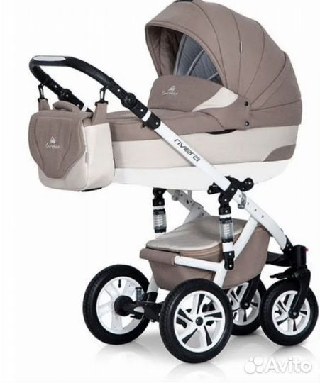 Коляска 2 в 1 Carretto Riviera экокожа