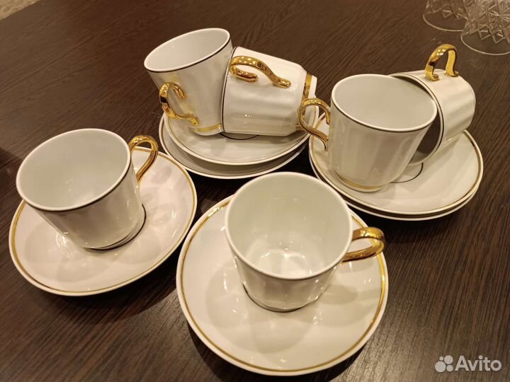 Кофейный набор СССР фарфор