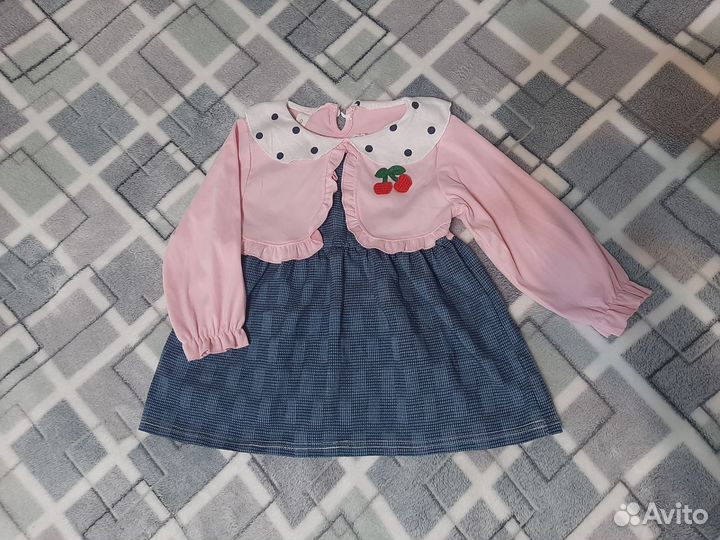 Платье для девочки 92