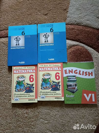 Учебники, рабочие тетради с 4 класса по 11 класс
