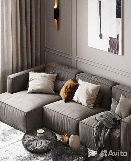 Диван мягкий угловой