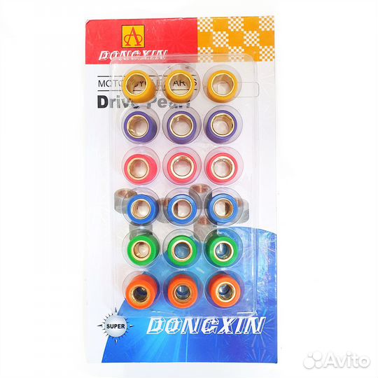 Ролики грузики вариатора к-т 18/14 7-12гр 18шт