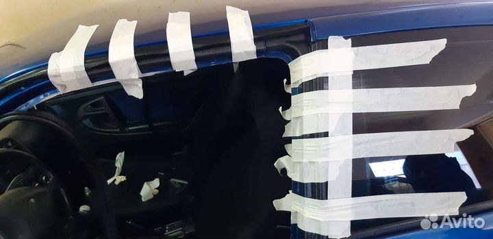 Накладки центральных стоек двери 21123 2112 купэ