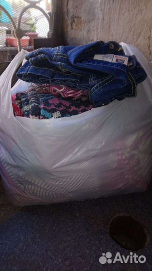 Большой пакет вещей на девочку