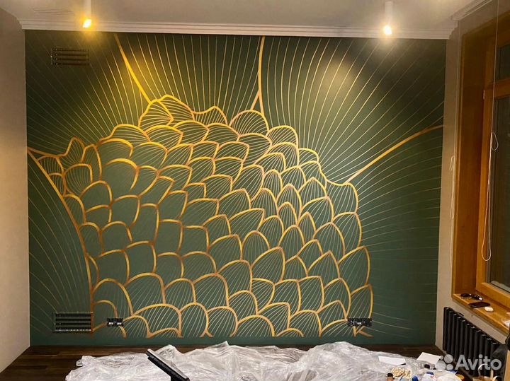 Роспись стен. Граффити. Художник