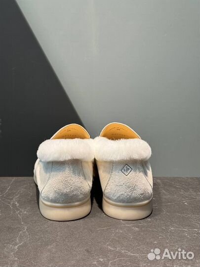 Лоферы Loro piana с мехом