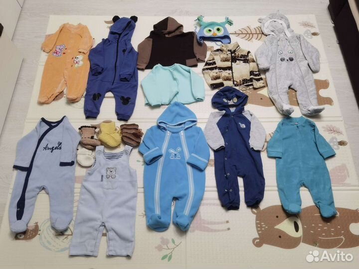 Детские вещи пакетом на мальчика от 0 до 1 года