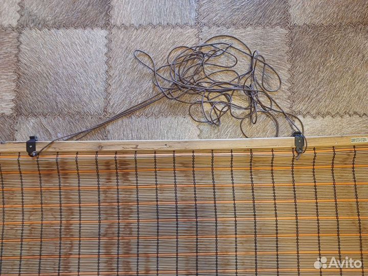 Рулонные шторы из бамбука