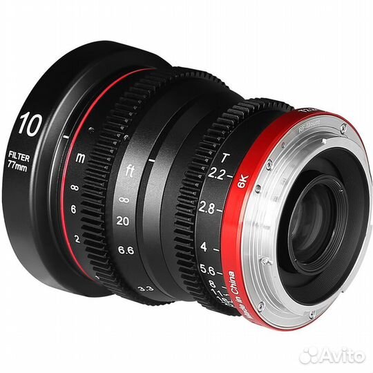 Объектив Meike 10mm T2.2 Cinema Lens Canon RF