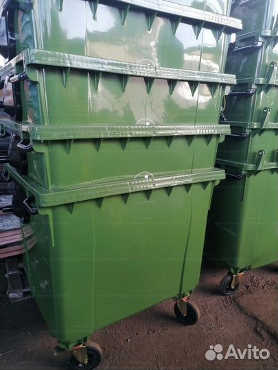Мусорный Пластиковый Евроконтейнер 1100л C1525