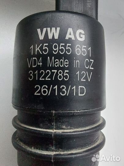 Насос омывателя VAG 1K5 955 651 лобового стекла