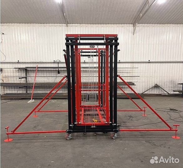 Фасадные электрические строительные леса