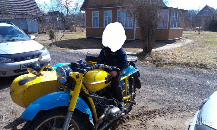 Мотоцикл урал милицейский