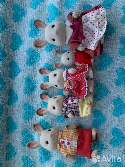 Sylvanian Families семья кроликов