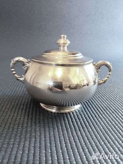 Серебряная сахарница СССР 1950 г.,раритет