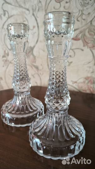 Подсвечники стекло