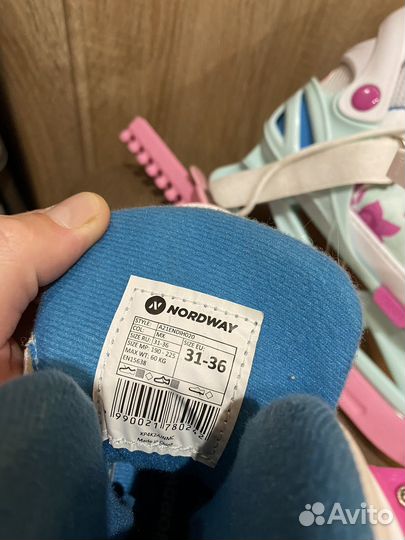 Коньки детские nordway