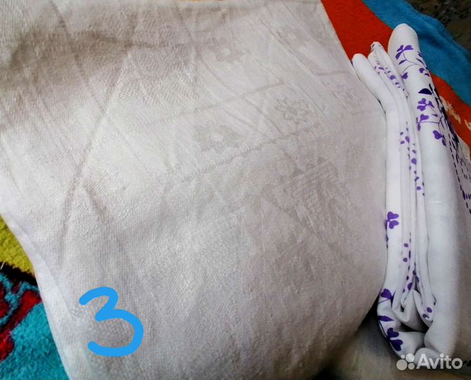 Скатерти винтаж лён