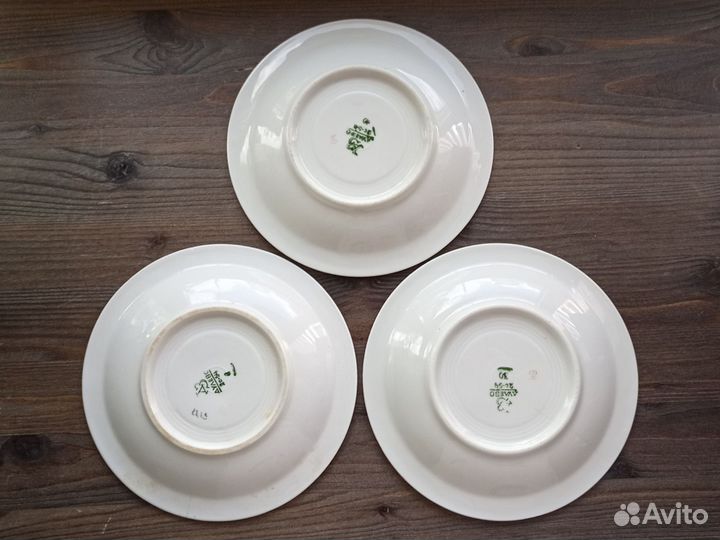 Блюдца Дулево 