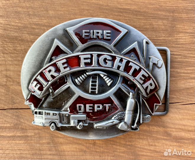 Бляха для ремня пожарного