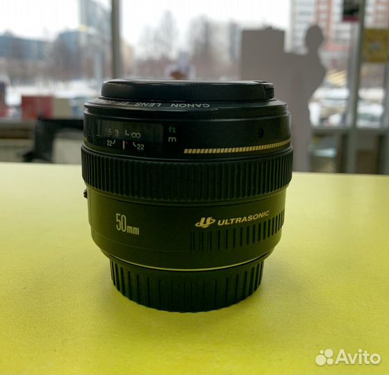 Объектив Canon EF 50mm f1:1.4 хороший (7кс)