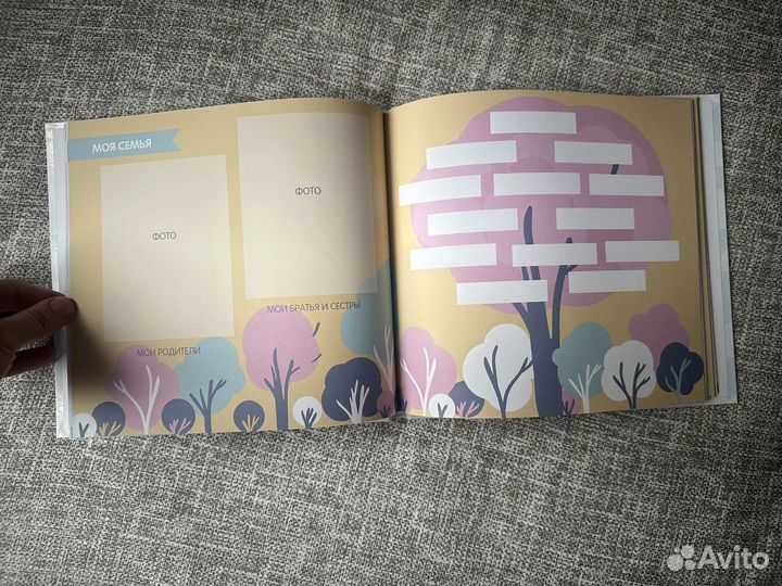 Фотоальбом детский для новорожденного