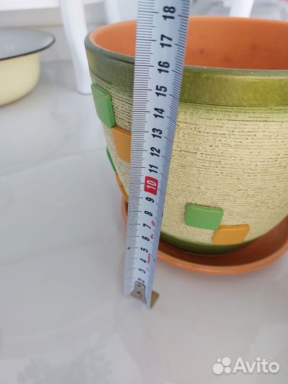 Горшки керамические для цветов б/у