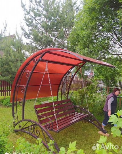 Садовые качели на заказ