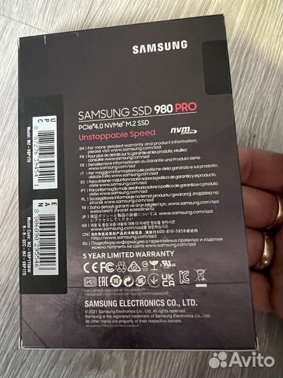 Ssd m2 nvme 1tb samsung 4 gen 980 pro