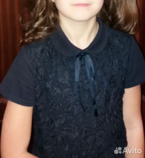 Платье школьное Acoola темно-синее. Р. 146