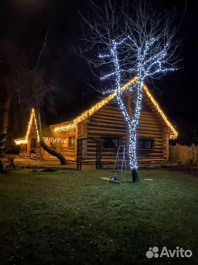 Новогоднее украшение дома