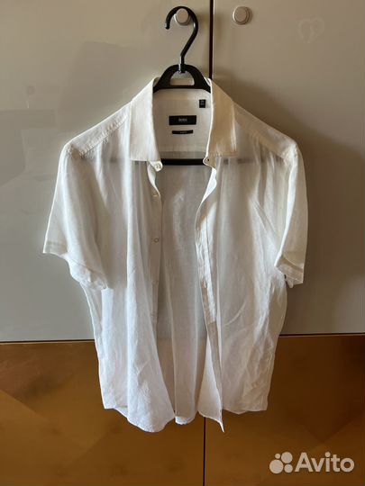 Рубашка льняная Boss