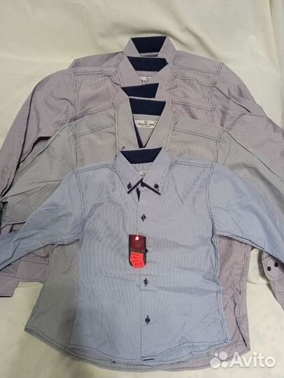 Рубашка подростковая на мальчиков